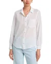Bella Dahl Pocket Button Down Shirt In White