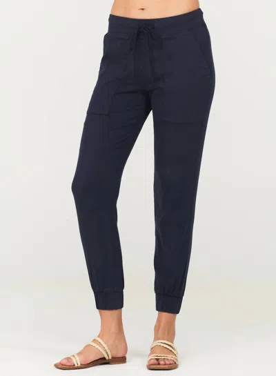 Bella Dahl Pocket Jogger In Endless Sea In Blue