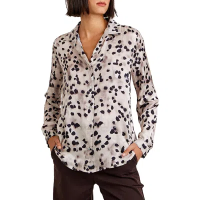 Bella Dahl Print Button-up Shirt In Neutral