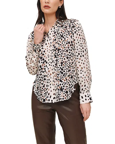 Bella Dahl Printed Button Front Clean Shirt In Animal Print