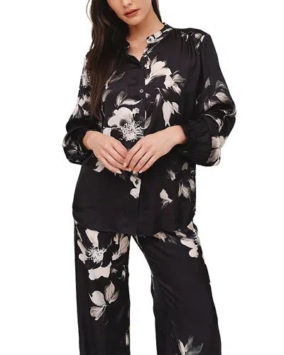 Bella Dahl Printed Long Sleeve Shirt In Multi