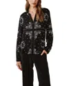 Bella Dahl Printed Shirt In Black