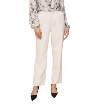 Bella Dahl Pull-on Elastic Waist Trouser In Winter White