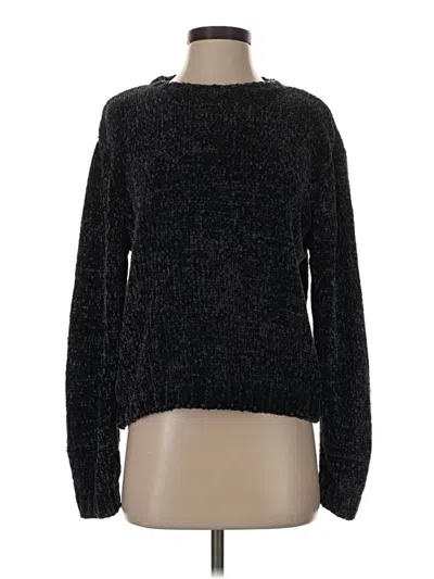 Pre-owned Bella Dahl Pullover Sweater In Black