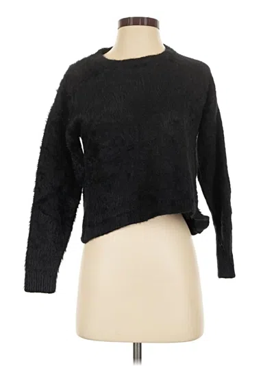 Pre-owned Bella Dahl Pullover Sweater In Black