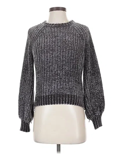 Pre-owned Bella Dahl Pullover Sweater In Gray