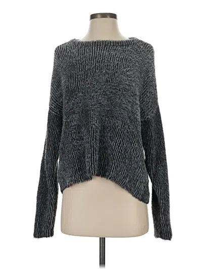 Pre-owned Bella Dahl Pullover Sweater In Gray