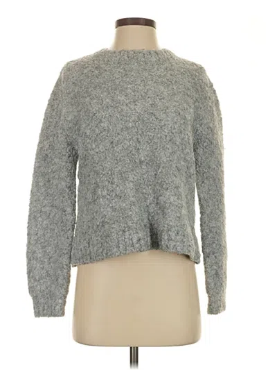 Pre-owned Bella Dahl Pullover Sweater In Gray