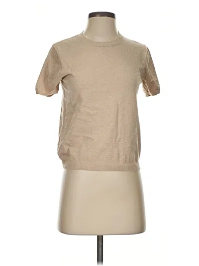 Pre-owned Bella Dahl Pullover Sweater In Tan