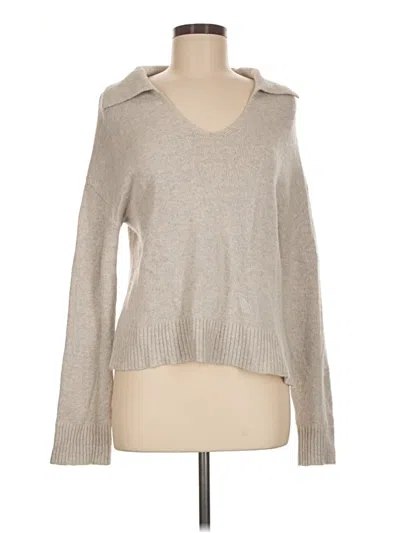Pre-owned Bella Dahl Pullover Sweater In Tan