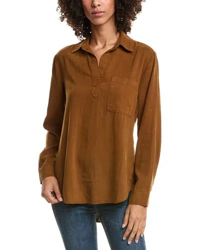 Bella Dahl Pullover Tunic In Brown