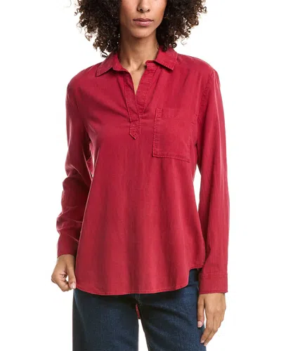 Bella Dahl Pullover Tunic In Red