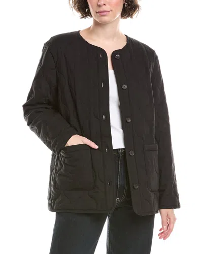 Bella Dahl Quilted Jacket In Black
