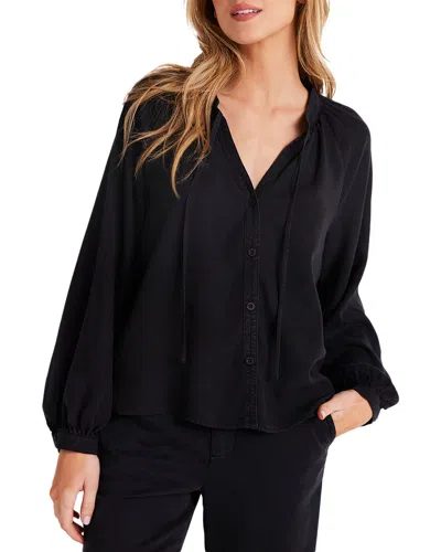 BELLA DAHL RAGLAN BUTTON DOWN SHIRT