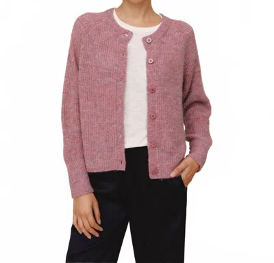 Bella Dahl Raglan Cardigan In Frosted Wisteria In Pink