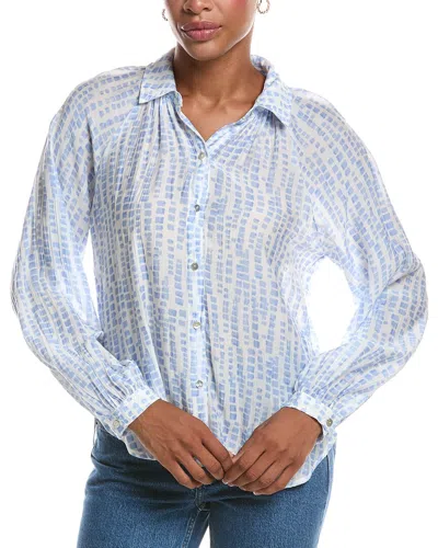 Bella Dahl Raglan Shirt In White