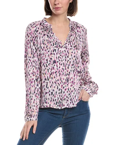 Bella Dahl Raglan Sleeve Pullover In Multi