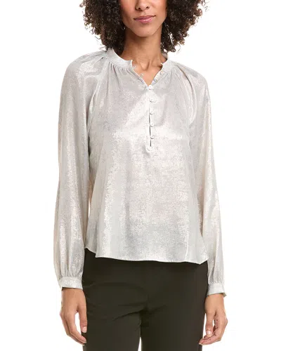 Bella Dahl Raglan Sleeve Pullover In Neutral