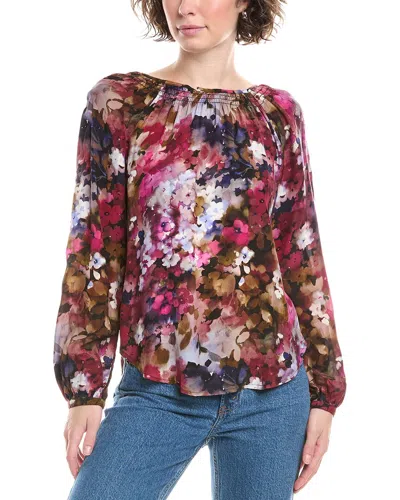 Bella Dahl Raglan Top In Purple