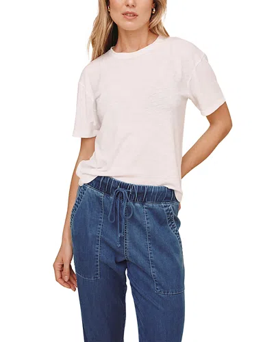 Bella Dahl Relaxed Crewneck Tee In White