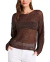 Bella Dahl Open Stitch Drop Shoulder Sweater