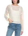 Bella Dahl Relaxed Drop Shoulder Sweater In Off White