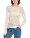 Bella Dahl Relaxed Drop Shoulder Sweater In Off White In White