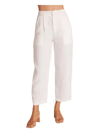 Bella Dahl Relaxed Pleat Front Trouser In White