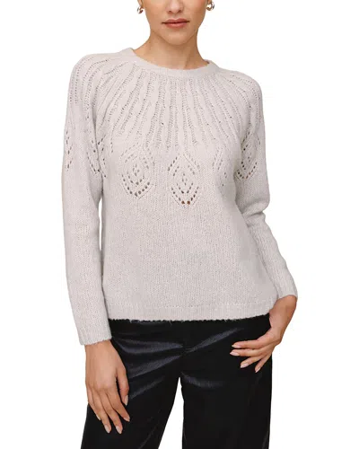 Bella Dahl Relaxed Wool & Cashmere-blend Sweater In Neutral