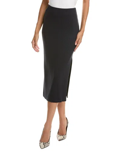 Bella Dahl Rib Skirt In Blue