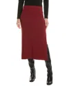 Bella Dahl Rib Skirt In Red