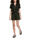 Bella Dahl Rolled Hem Linen Utility Romper