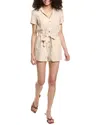 Bella Dahl Rolled Hem Linen Utility Romper