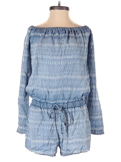 Pre-owned Bella Dahl Romper In Blue