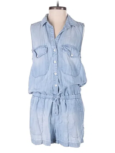 Pre-owned Bella Dahl Romper In Blue