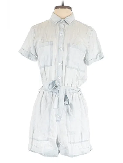 Pre-owned Bella Dahl Romper In Gray