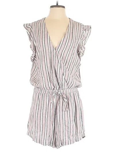 Pre-owned Bella Dahl Romper In Gray
