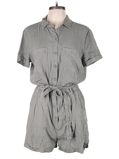 Pre-owned Bella Dahl Romper In Gray