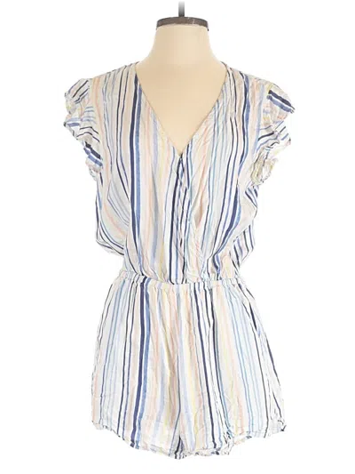 Pre-owned Bella Dahl Romper In Ivory