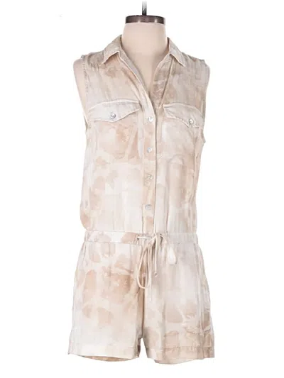 Pre-owned Bella Dahl Romper In Tan