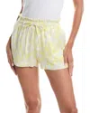 Bella Dahl Ruffle Waist Short In Multi