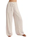 Bella Dahl Paperbag Waist Wide Leg Pants In White