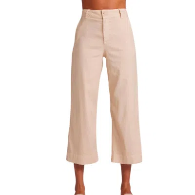 Bella Dahl Saige Wide Leg Crop Pants In Samba Sand In Neutral