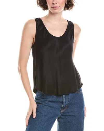 Bella Dahl Scoop Neck Tank In Black
