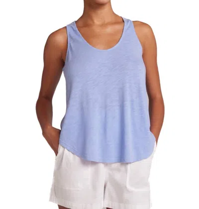 Bella Dahl Scoop Neck Tank Top In Peri Blue