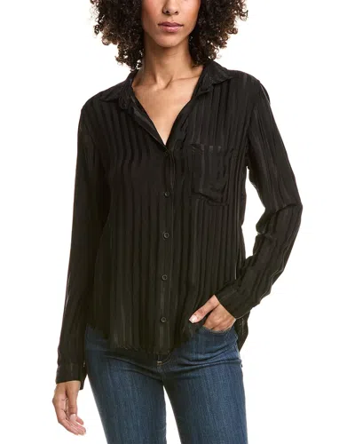 BELLA DAHL SHADOW STRIPE BLOUSE