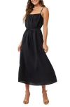 Bella Dahl Shirred Cami Maxi Dress In Black In Black