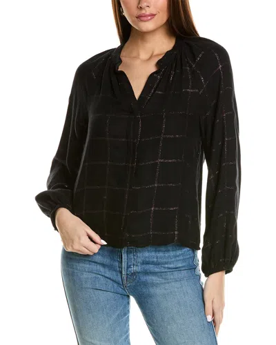 Bella Dahl Shirred Shirt In Brown