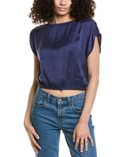 Bella Dahl Shirred Shoulder Keyhole Back Tee