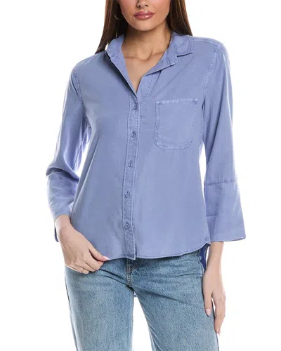 Bella Dahl Shirt Tail Button Down In Multi
